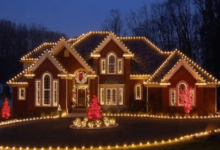 Christmas Light Installation